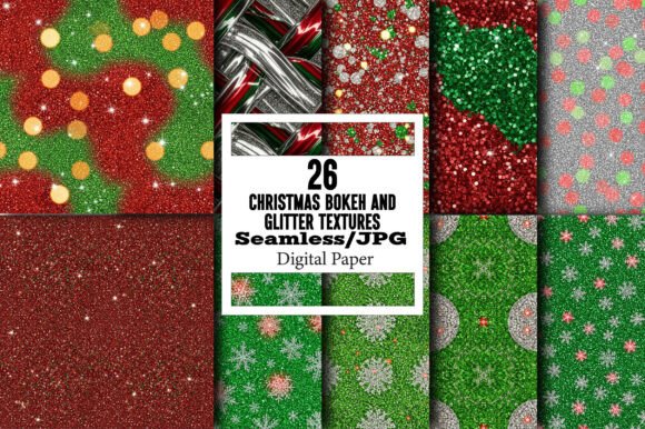 Christmas Bokeh and Glitter Textures: A Versatile Resource for Creative Projects