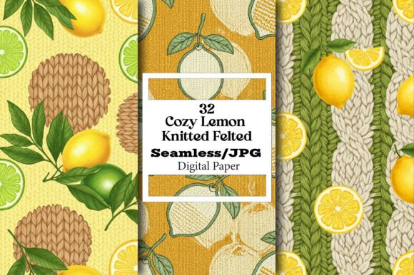 Cozy Lemon Knitted Felted Seamless Paper: A Versatile and Creative Solution