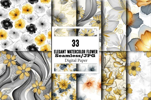 Explore Creative Possibilities with Watercolor Flower Papers