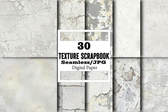 Explore Versatile White Concrete Texture Scrapbook Paper