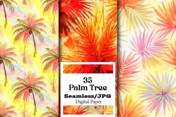 Exploring the Versatility of Seamless Palm Tree Patterns in Creative Projects