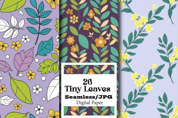 Exploring the Versatility of Seamless Pattern with Tiny Leaves
