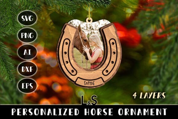 Personalized Horse Hoof Ornament: A Unique Touch for Your Christmas Decor
