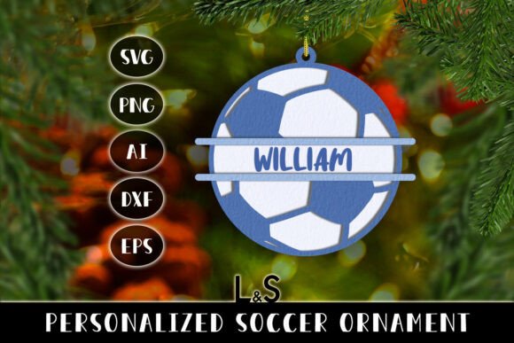 Personalized Soccer Ornament: A Unique Gift for the Holiday Season
