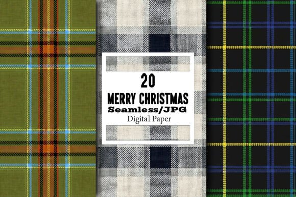 The Merry Christmas Plaid Pattern - Set 16: A Versatile Toolkit for Modern Creativity