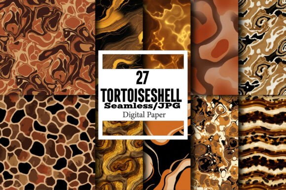 Tortoiseshell Seamless Digital Pattern: A Versatile Design for Creative Projects