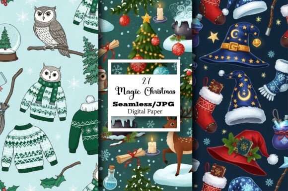 Transform Your Holiday Season with the Magic Christmas Seamless Pattern