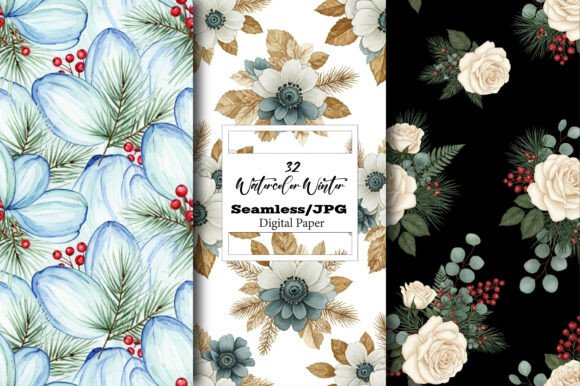 Understanding Seamless Watercolor Winter Paper: A Versatile Digital Resource