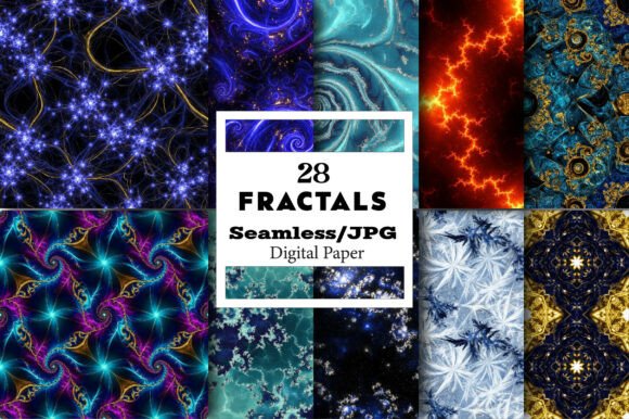 Unlock Creativity with Fractals Seamless Digital Patterns