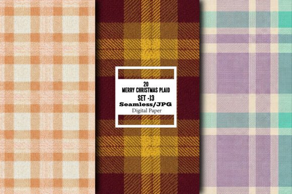 Unlocking Creative Potential: The Versatility of Merry Christmas Plaid Pattern Set 13